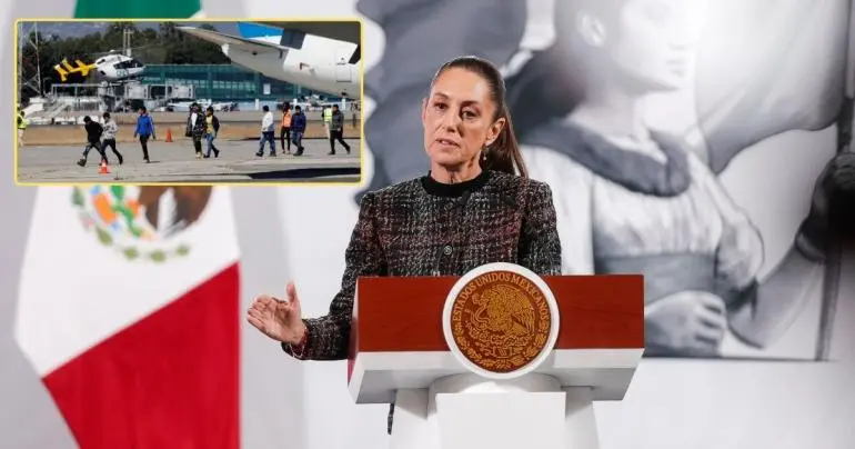 México recibe deportados de otros países desde EU, pero no es un ‘tercer país seguro’: Sheinbaum México recibe deportados de otros países desde EU, pero no es un ‘tercer país seguro’: Sheinbaum
