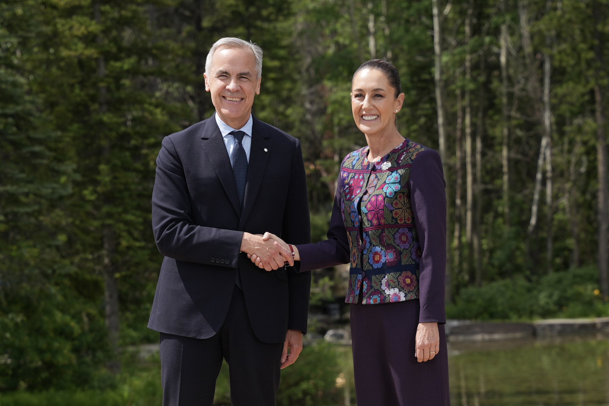 Cumbre G7. Sheinbaum llega reunión Canadá Cumbre G7. Sheinbaum llega reunión Canadá