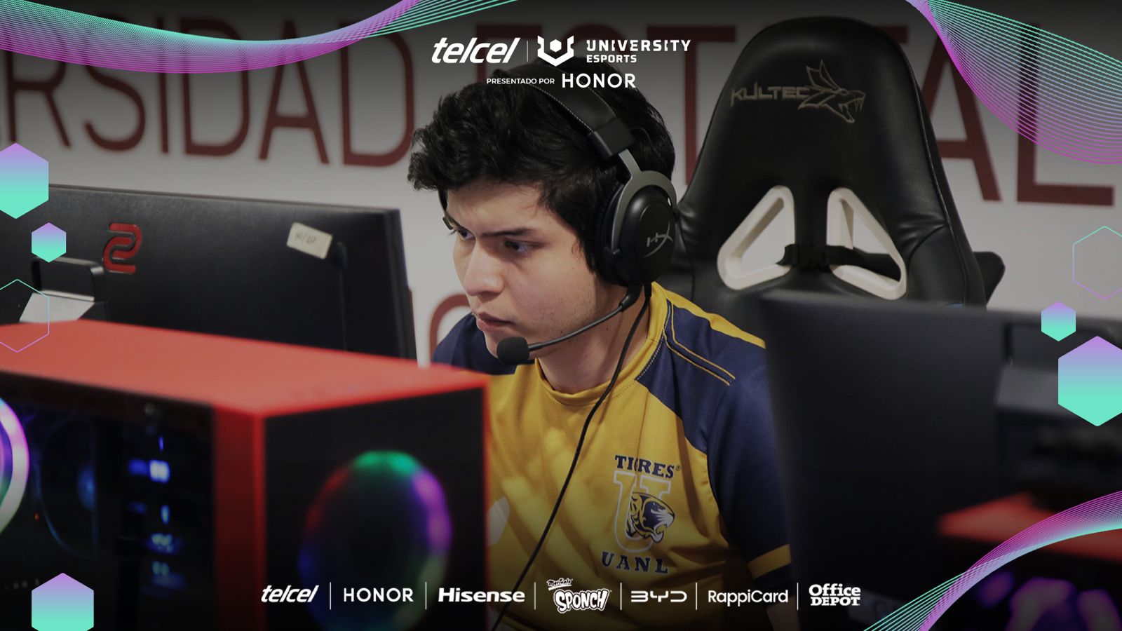 Borregos del Tec de Monterrey y Tigres de la Universidad Autónoma de Nuevo León, dos de los equipos que disputarán las finales de Telcel UNIVERSITY ESPORTS presentado por HONOR Borregos del Tec de Monterrey y Tigres de la Universidad Autónoma de Nuevo León, dos de los equipos que disputarán las finales de Telcel UNIVERSITY ESPORTS presentado por HONOR