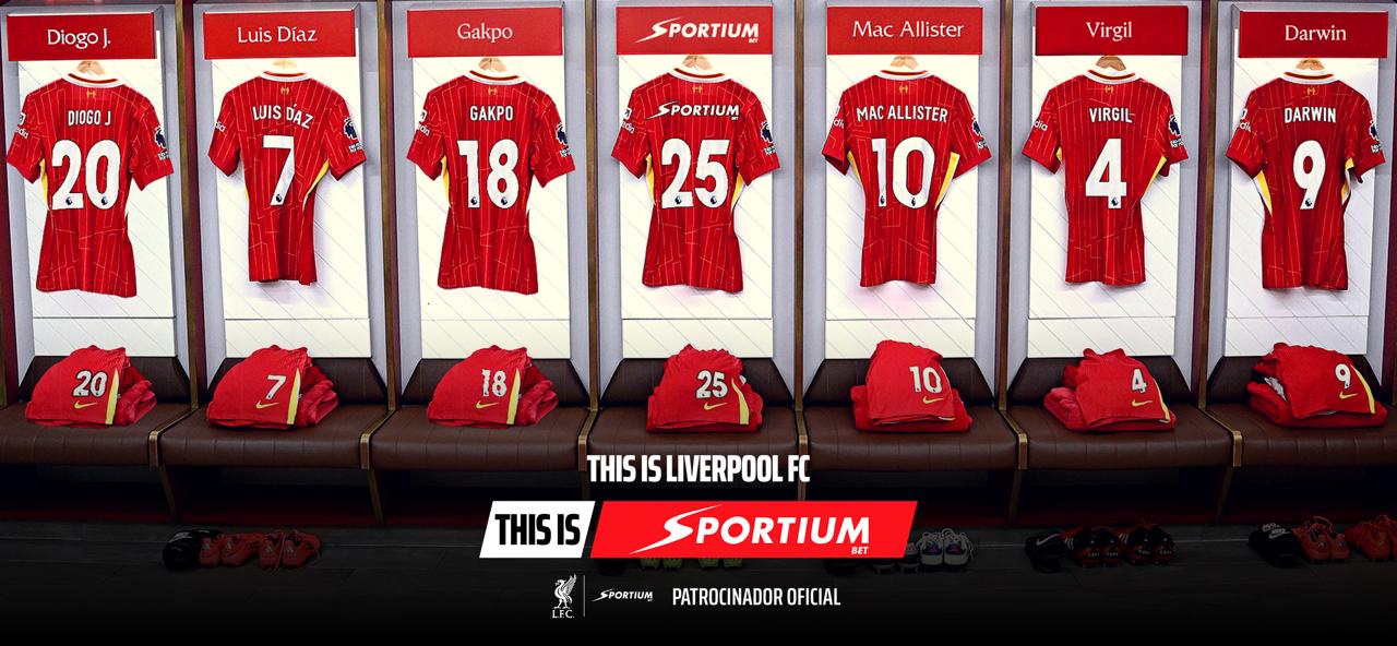 Sportiumbet México, nuevo patrocinador del campeón Liverpool Sportiumbet México, nuevo patrocinador del campeón Liverpool