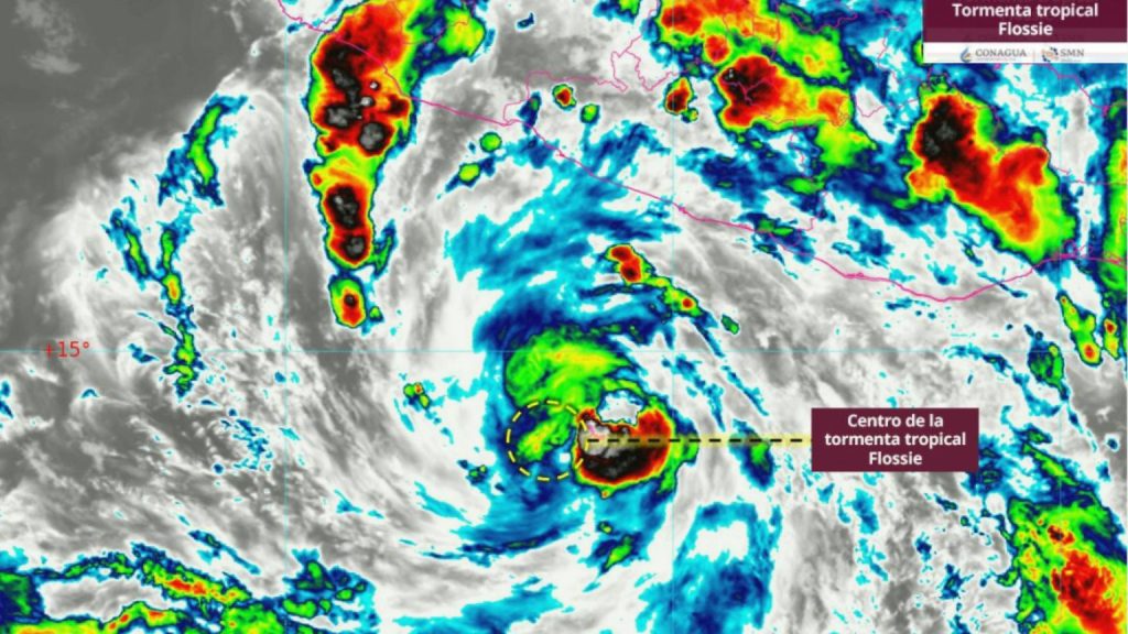 Flossie se intensifica y podría convertirse en huracán este lunes Flossie se intensifica y podría convertirse en huracán este lunes