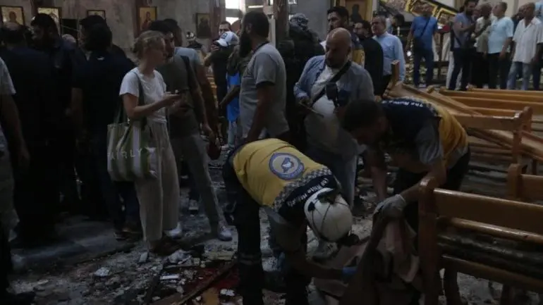 Siria condena ataque a iglesia en Damasco; afirma que atenta contra ‘identidad siria’ Siria condena ataque a iglesia en Damasco; afirma que atenta contra ‘identidad siria’