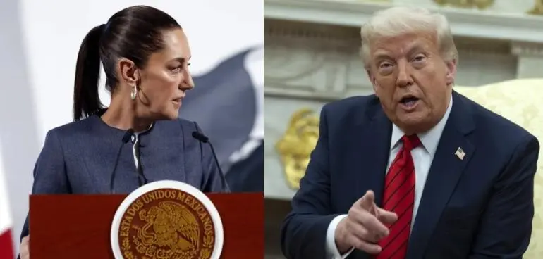 Charla Sheinbaum por teléfono con Trump tras no poder reunirse en Cumbre del G7 Charla Sheinbaum por teléfono con Trump tras no poder reunirse en Cumbre del G7