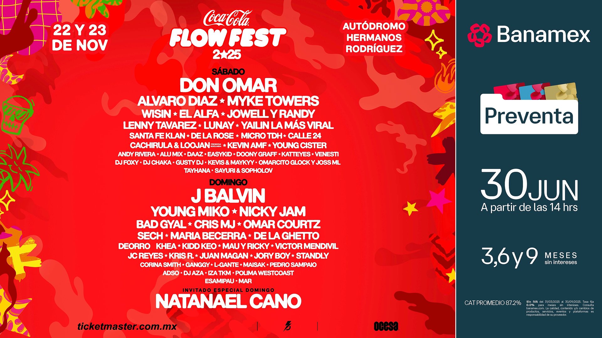Coca-Cola Flow Fest revela su lineup para la edición 2025 Coca-Cola Flow Fest revela su lineup para la edición 2025