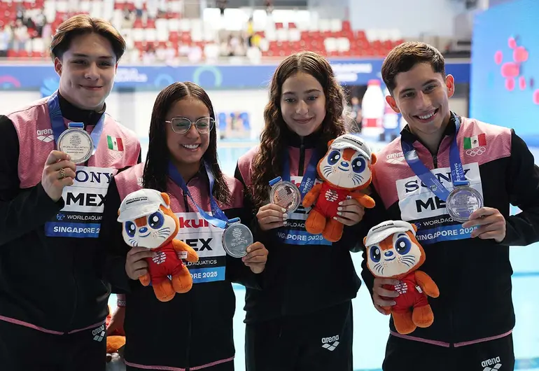 México en lo alto; plata en Campeonato Mundial de Singapur México en lo alto; plata en Campeonato Mundial de Singapur