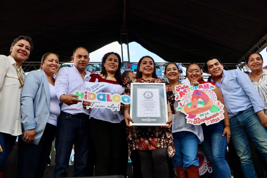 Actopan obtiene Récord Guinness de la línea de tacos de barbacoa más larga del mundo Actopan obtiene Récord Guinness de la línea de tacos de barbacoa más larga del mundo