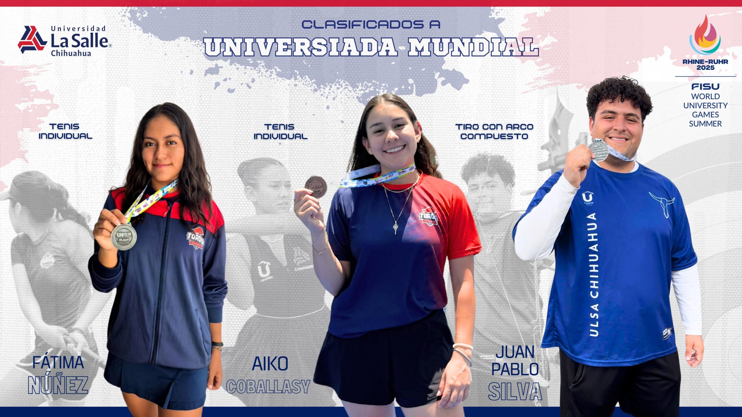 Estudiantes de La Salle Chihuahua integrarán la selección mexicana para la Universiada Mundial 2025 Estudiantes de La Salle Chihuahua integrarán la selección mexicana para la Universiada Mundial 2025