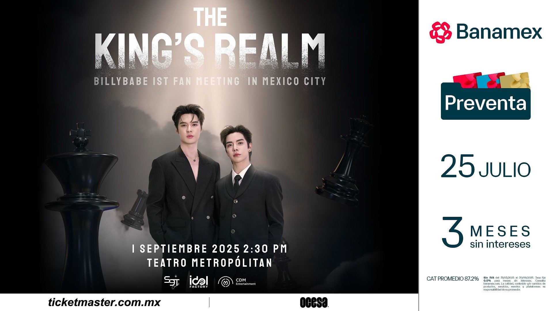 Una bienvenida Real para el Dúo Tailandés: “The King’s Realm” de BillyBabe, por primera vez en Ciudad de México Una bienvenida Real para el Dúo Tailandés: “The King’s Realm” de BillyBabe, por primera vez en Ciudad de México