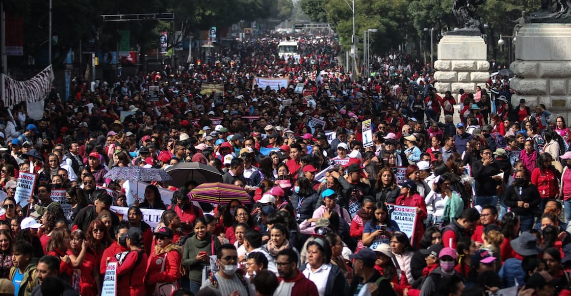 MEGAMARCHA DE LA CNTE PARALIZARÁ LA CDMX MEGAMARCHA DE LA CNTE PARALIZARÁ LA CDMX