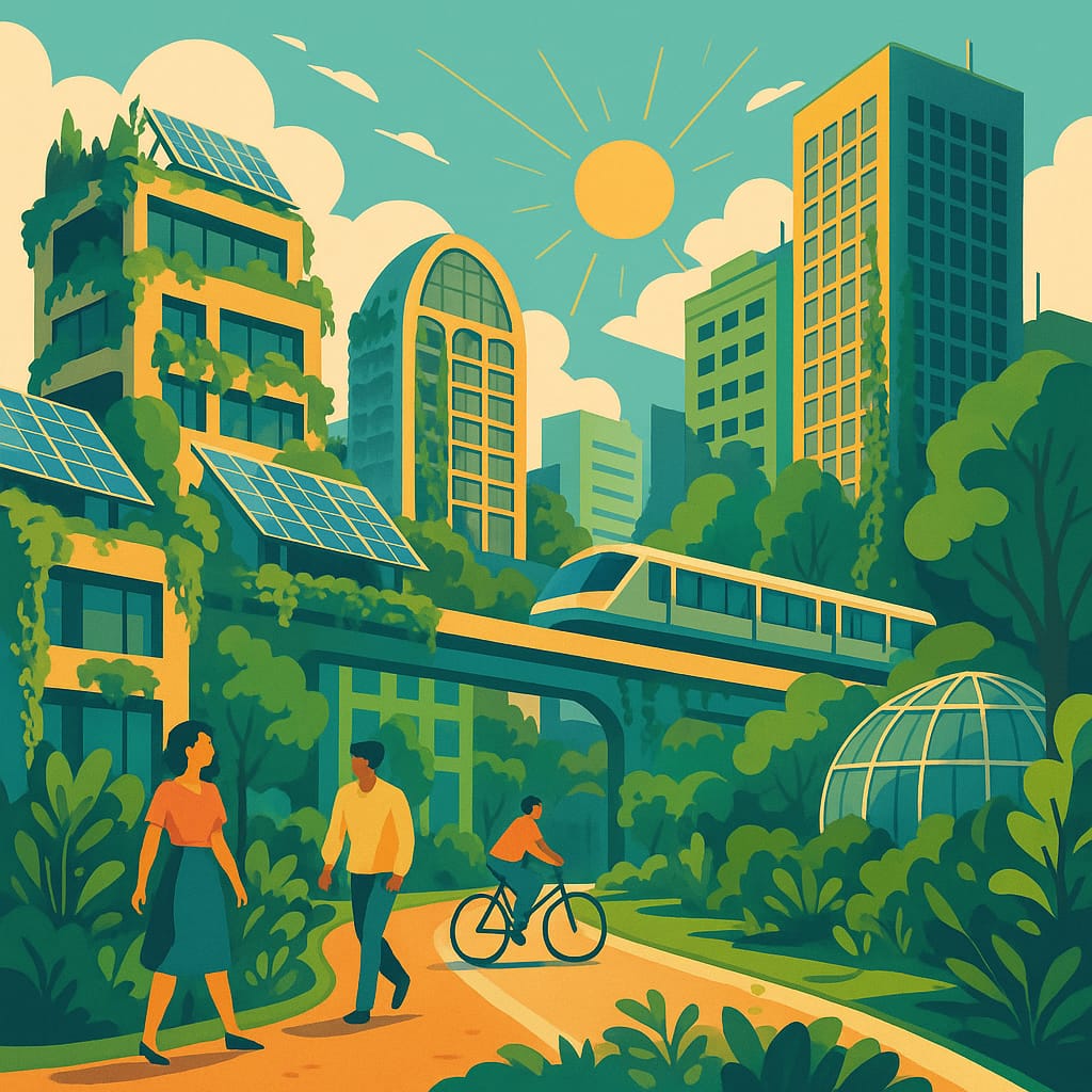 LA CIUDAD DEL MAÑANA SE CONSTRUYE HOY: LOS 14 PUNTOS DE BRUGADA BAJO LA LUPA SOLARPUNK LA CIUDAD DEL MAÑANA SE CONSTRUYE HOY: LOS 14 PUNTOS DE BRUGADA BAJO LA LUPA SOLARPUNK