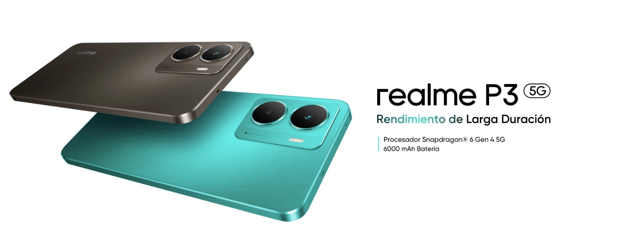realme P3 llega con gran precio, batería Titan de 6000 mAh: más poder, mejor experiencia y más acción realme P3 llega con gran precio, batería Titan de 6000 mAh: más poder, mejor experiencia y más acción