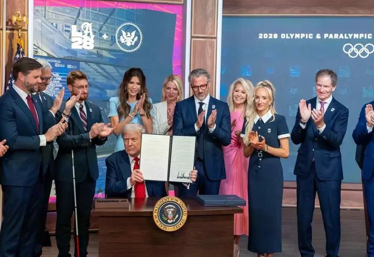 Trump ordena pruebas de género en los Juegos Olímpicos 2028 Trump ordena pruebas de género en los Juegos Olímpicos 2028