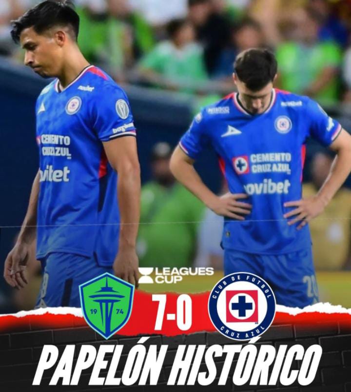 SOUNDERS HUMILLA A CRUZ AZUL 7-0 EN LEAGUES CUP SOUNDERS HUMILLA A CRUZ AZUL 7-0 EN LEAGUES CUP