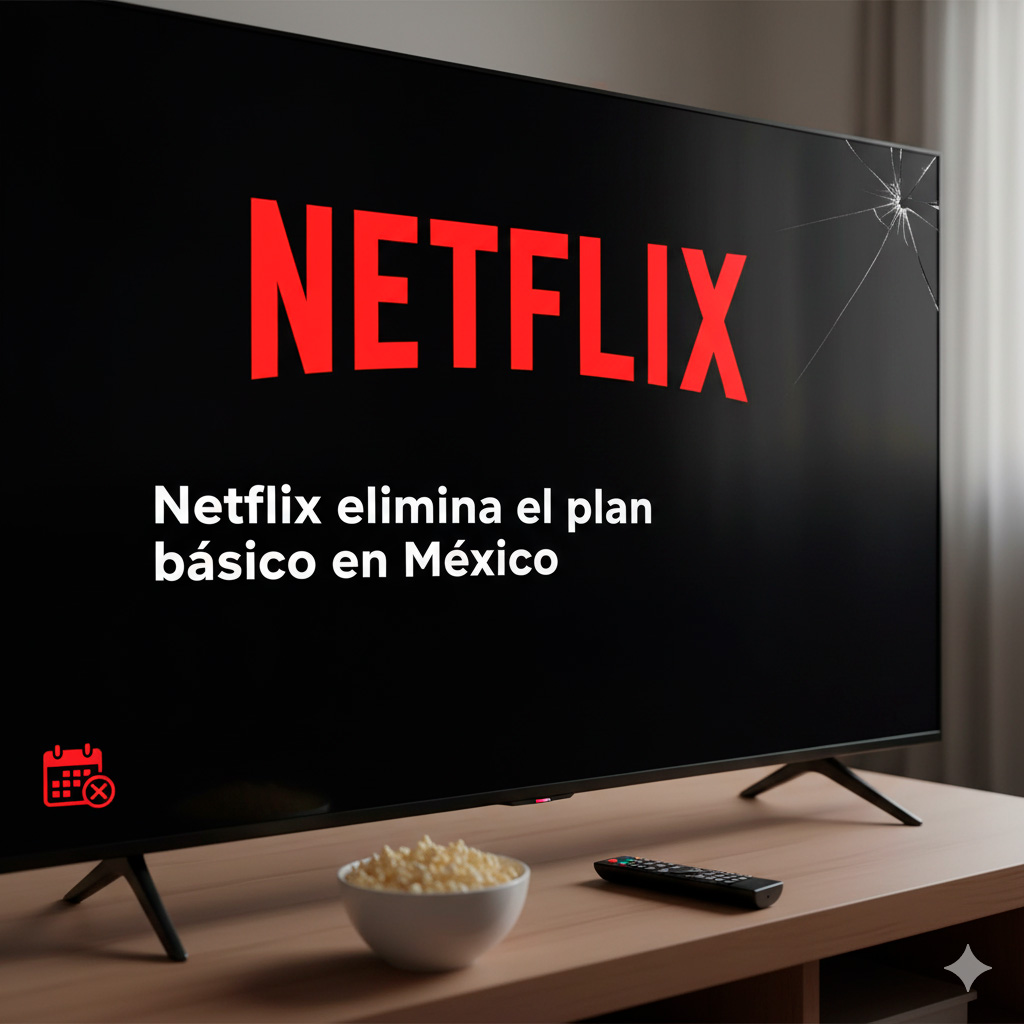 Netflix elimina el plan Básico en México: migración automática al “Estándar con anuncios” y fechas clave Netflix elimina el plan Básico en México: migración automática al “Estándar con anuncios” y fechas clave
