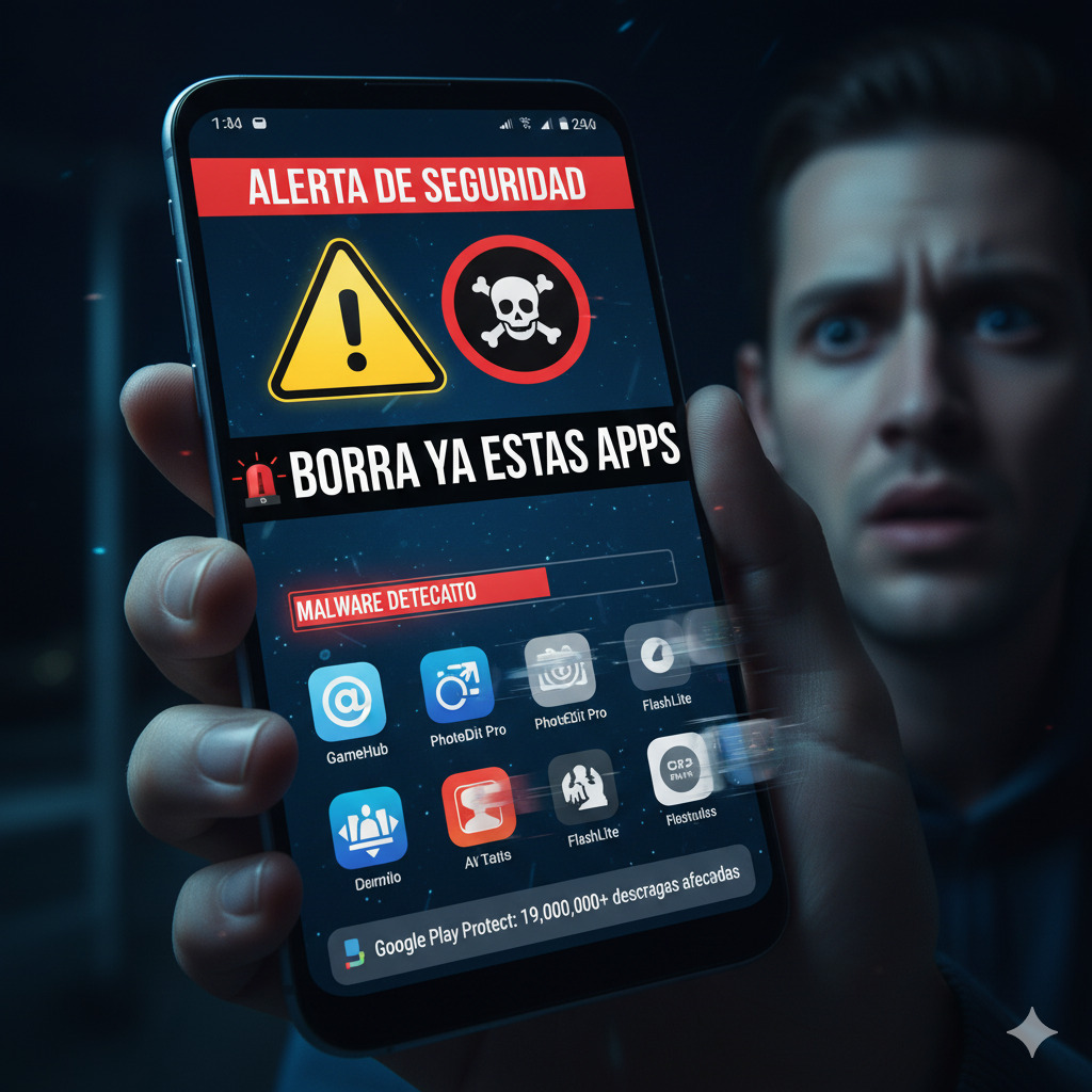🚨 Borra ya estas apps: Google detecta malware en 19 millones de descargas 🚨 Borra ya estas apps: Google detecta malware en 19 millones de descargas