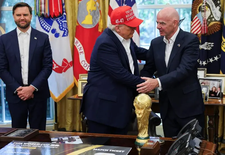 Infantino y Trump coordinan facilidades migratorias rumbo al Mundial 2026 Infantino y Trump coordinan facilidades migratorias rumbo al Mundial 2026