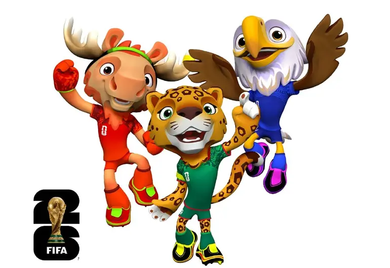 Revelan los rostros de las mascotas del Mundial 2026 Revelan los rostros de las mascotas del Mundial 2026
