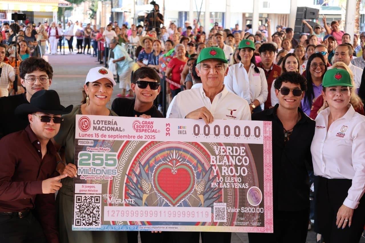 Lotería Nacional lleva a Nuevo Laredo el Sorteo “México con M de Migrante” para honrar a las y los mexicanos en el extranjero Lotería Nacional lleva a Nuevo Laredo el Sorteo “México con M de Migrante” para honrar a las y los mexicanos en el extranjero