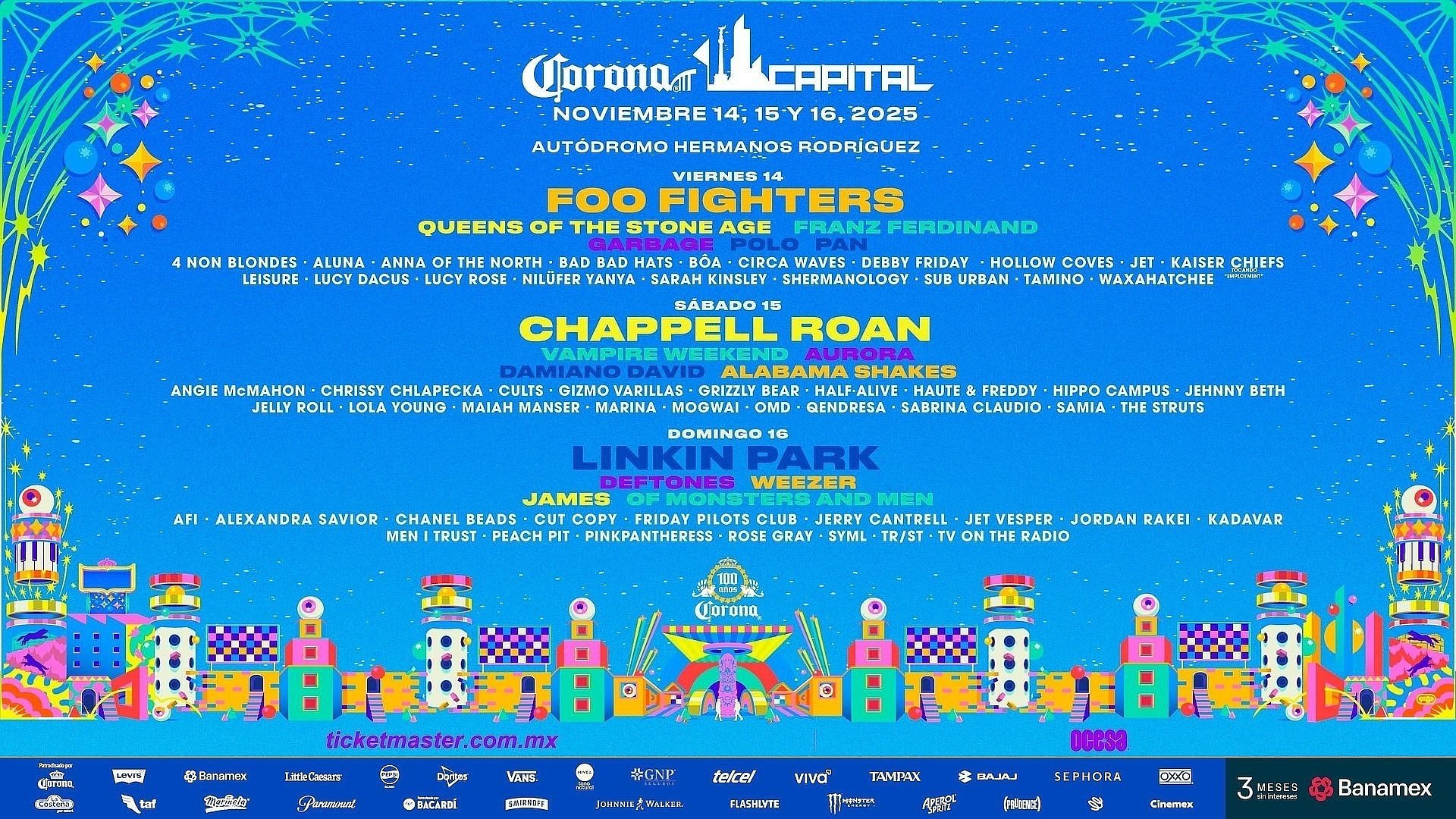 Lo nuevo y lo esperado que sonará en Corona Capital 2025 Lo nuevo y lo esperado que sonará en Corona Capital 2025