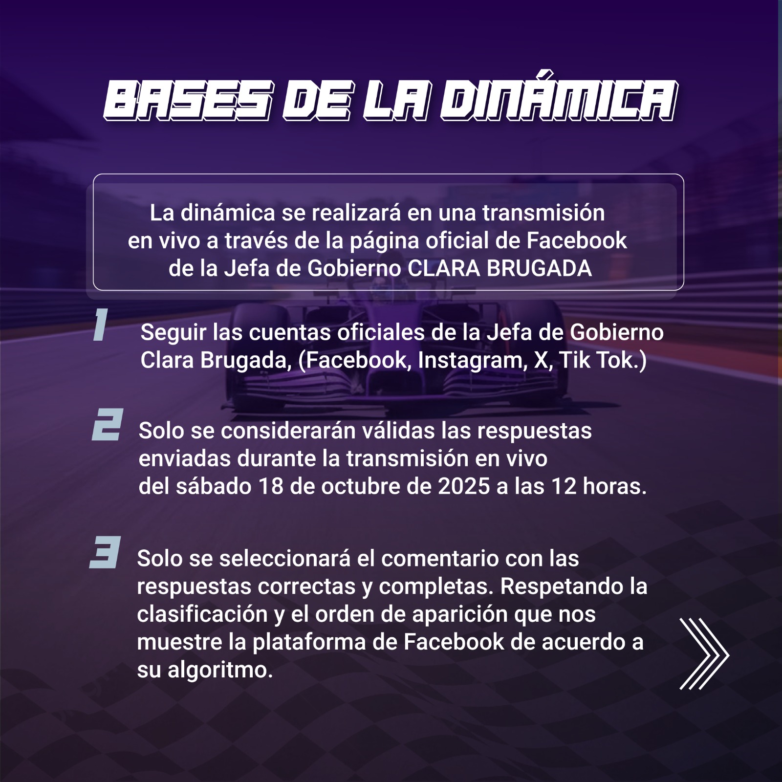 ¿Cómo ganar pases dobles para la F1 en CDMX? Brugada publica las bases ¿Cómo ganar pases dobles para la F1 en CDMX? Brugada publica las bases