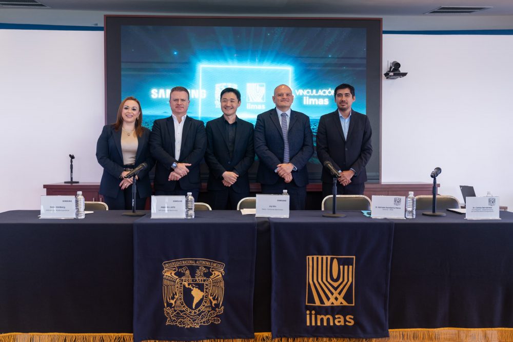 El IIMAS de la UNAM y Samsung abren un espacio de reflexión sobre inteligencia artificial en pantallas con perspectiva ética, sostenible e incluyente El IIMAS de la UNAM y Samsung abren un espacio de reflexión sobre inteligencia artificial en pantallas con perspectiva ética, sostenible e incluyente