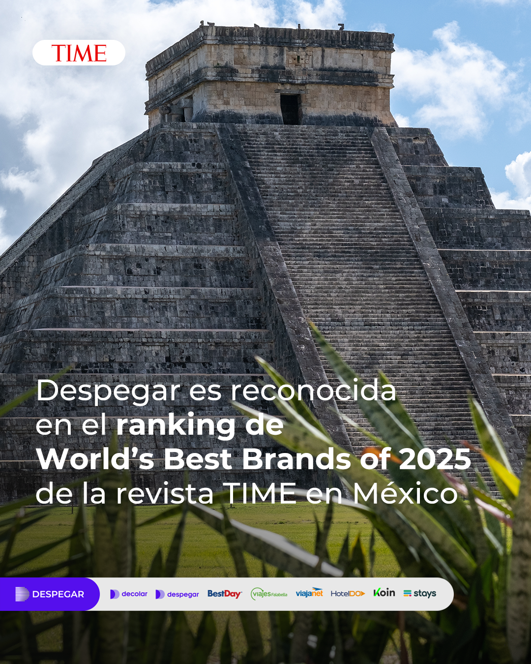 Despegar fue reconocida por TIME como una de las mejores marcas del mundo en 2025 Despegar fue reconocida por TIME como una de las mejores marcas del mundo en 2025
